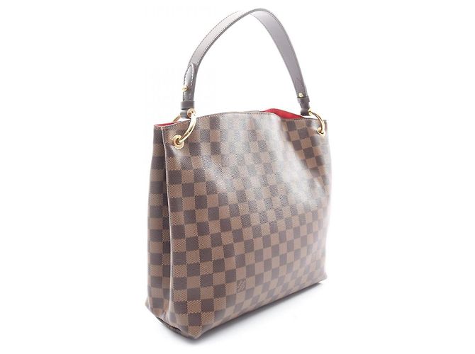Borsa a Spalla Graceful PM di Louis Vuitton Marrone Damier ebene - vista 2