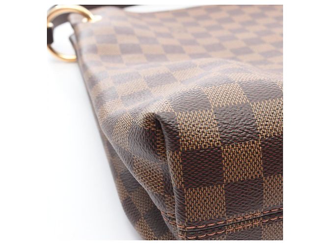 Borsa a Spalla Graceful PM di Louis Vuitton Marrone Damier ebene - vista 7