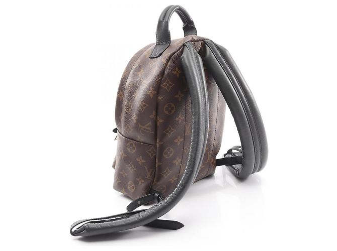 Zaino/borsa Palm Springs PM di Louis Vuitton Marrone Nero - vista 2