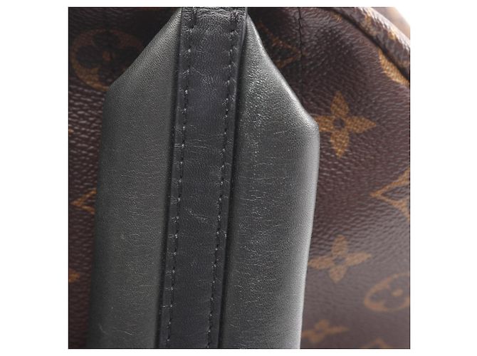 Zaino/borsa Palm Springs PM di Louis Vuitton Marrone Nero - vista 7