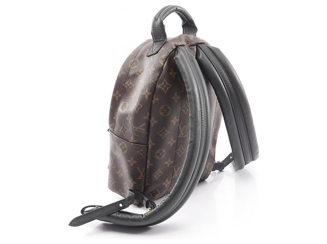 Zaino/borsa Palm Springs PM di Louis Vuitton Marrone Nero - vista 2