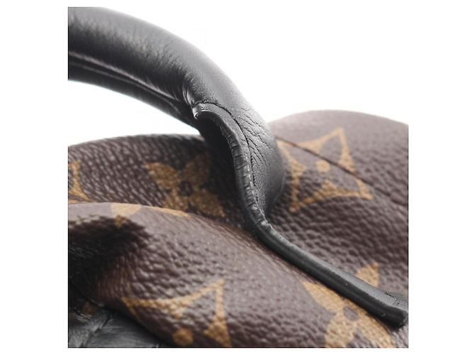 Zaino/borsa Palm Springs PM di Louis Vuitton Marrone Nero - vista 7