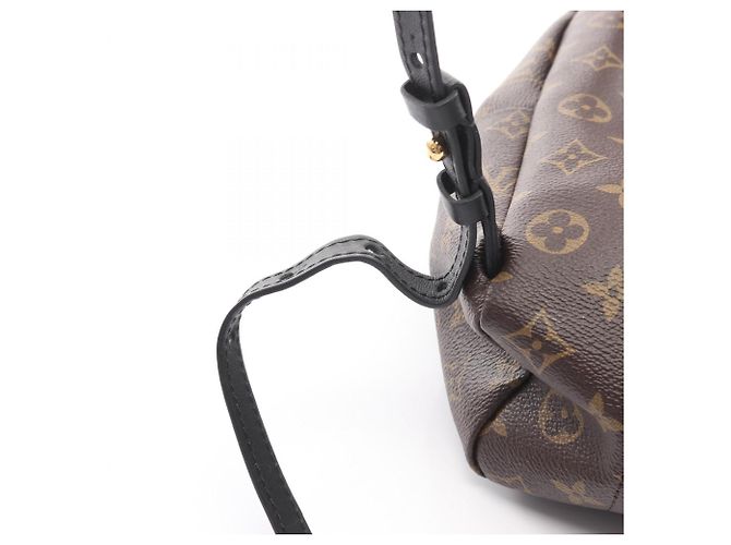 Zaino/borsa Palm Springs PM di Louis Vuitton Marrone Nero - vista 8