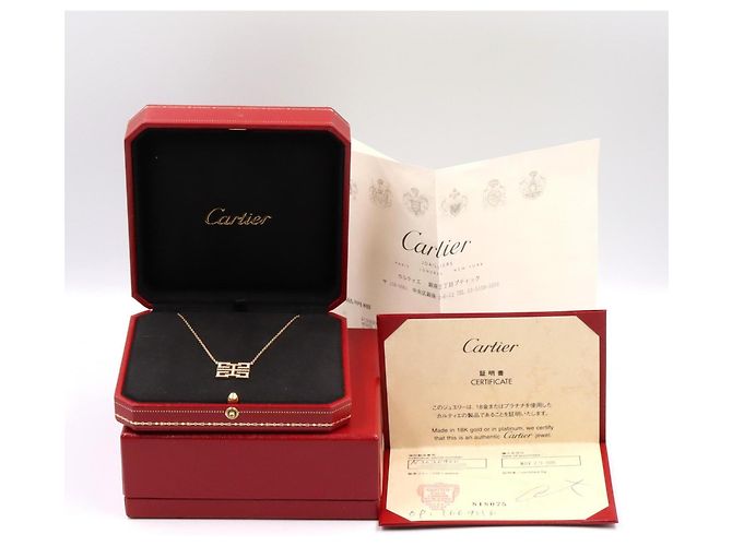 Collana in diamante Wish Knot Mini Drago di Cartier D'oro - vista 6