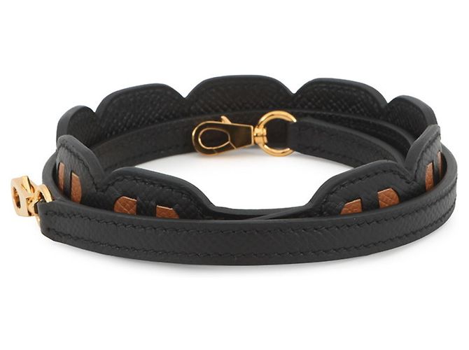 Cintura a Spalla Mini Maillon di Hermès Nero - vista 2