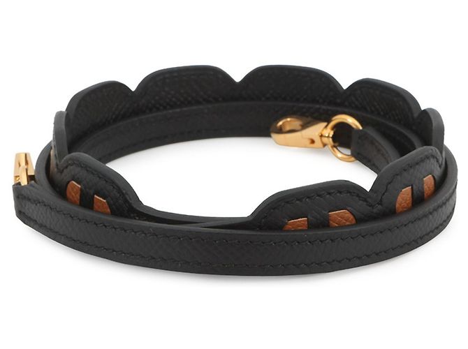 Cintura a Spalla Mini Maillon di Hermès Nero - vista 3