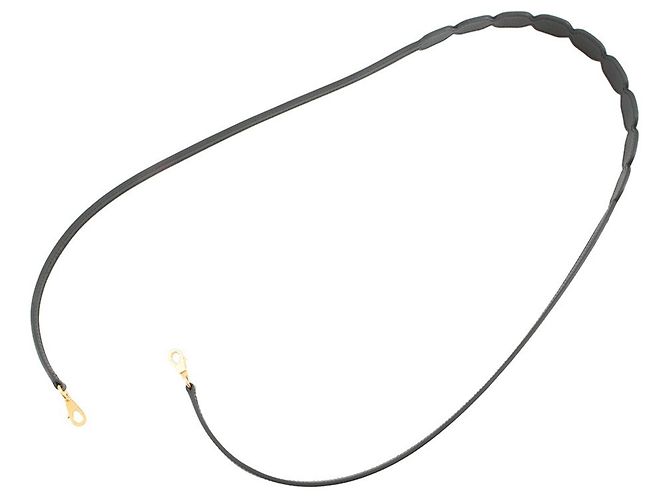 Cintura a Spalla Mini Maillon di Hermès Nero - vista 5