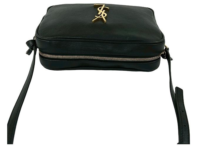 Bolso de hombro mini de cuero Saint Laurent Negro - vista 4