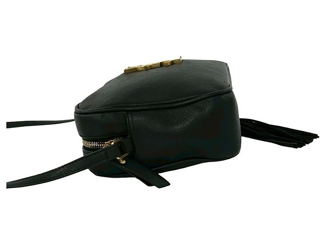 Bolso de hombro mini de cuero Saint Laurent Negro - vista 5