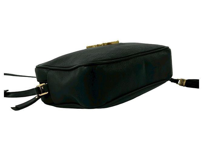 Bolso de hombro mini de cuero Saint Laurent Negro - vista 7