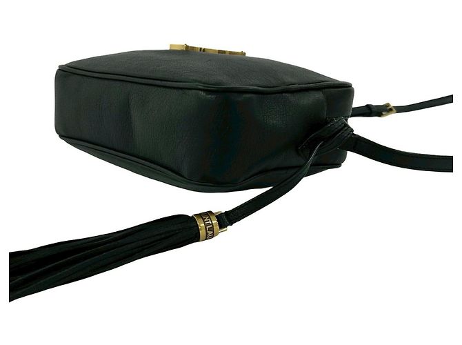 Bolso de hombro mini de cuero Saint Laurent Negro - vista 8