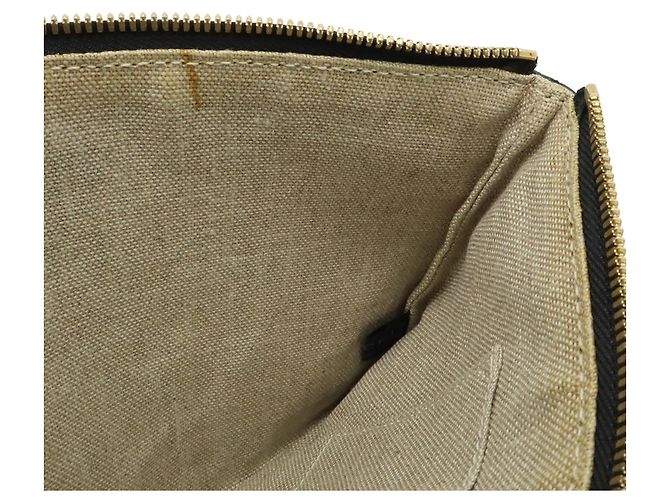 Bamboo Borsa a mano con frange in bambù GUCCI Nero - vista 8