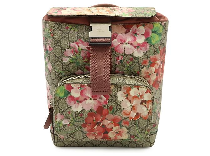 Zaino Gucci GG Blooms Supreme Multicolore Beige - vista 2