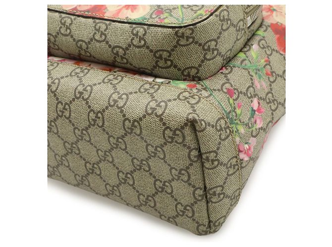 Zaino Gucci GG Blooms Supreme Multicolore Beige - vista 4
