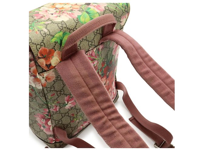 Zaino Gucci GG Blooms Supreme Multicolore Beige - vista 5