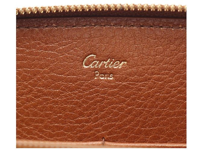Cartier Marcello Rundes Langwallet Braun - Ansicht 4