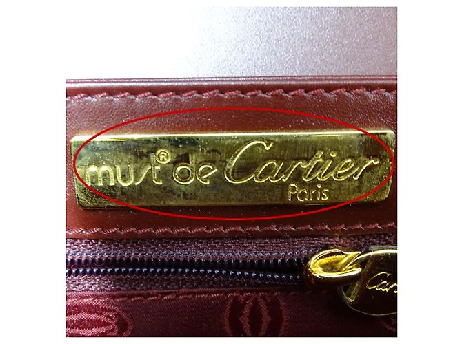 Borsa Cartier Must in Bordeaux Bordò - vista 16