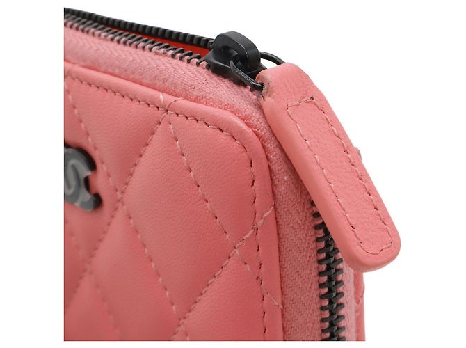 Monedero Matelassé Chanel Rosa - vista 5