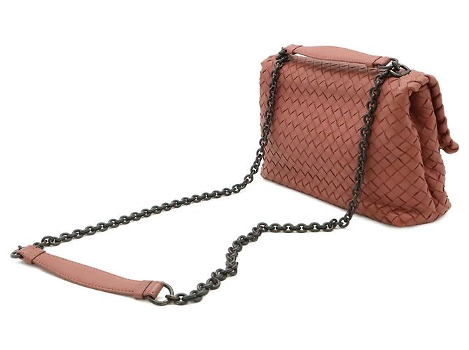 Borsa a Spalla Piccola Olympia Intrecciato di Bottega Veneta - vista 3