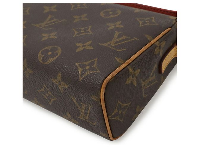 Borsa a mano Monogram Recital Louis Vuitton Marrone - vista 4