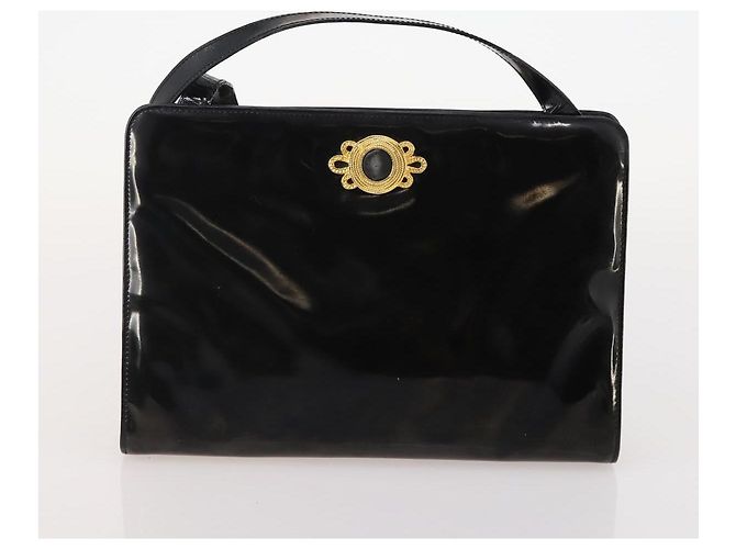 Borsa a Spalla Salvatore Ferragamo in Pelle 2 Pezzi Nero Grigio Auth bs34139 Marrone - vista 10