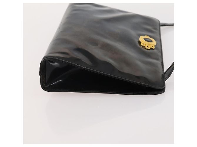Borsa a Spalla Salvatore Ferragamo in Pelle 2 Pezzi Nero Grigio Auth bs34139 Marrone - vista 12
