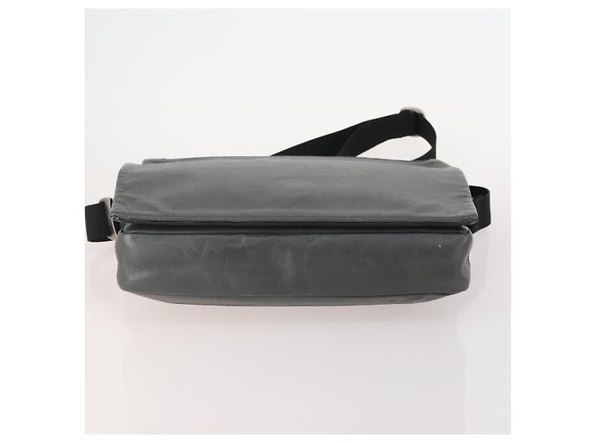 Borsa a Spalla Salvatore Ferragamo in Pelle 2 Pezzi Nero Grigio Auth bs34139 Marrone - vista 7