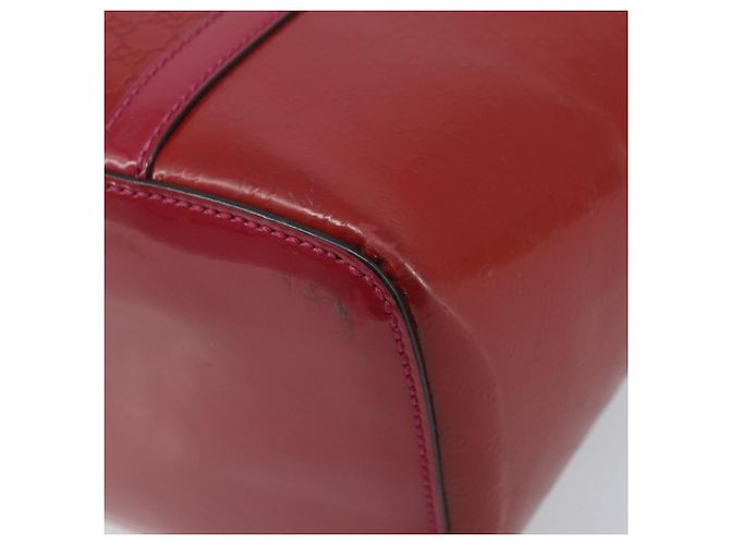 Borsa tote in tela Micro GG Gucci PVC Rosso Oro 309613 Auth mr2281 D'oro - vista 10