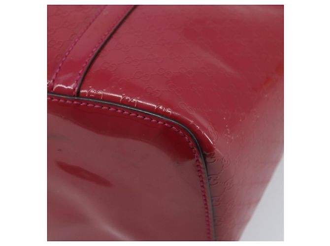Borsa tote in tela Micro GG Gucci PVC Rosso Oro 309613 Auth mr2281 D'oro - vista 12