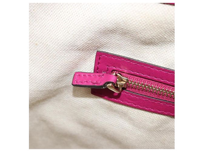Borsa tote in tela Micro GG Gucci PVC Rosso Oro 309613 Auth mr2281 D'oro - vista 19