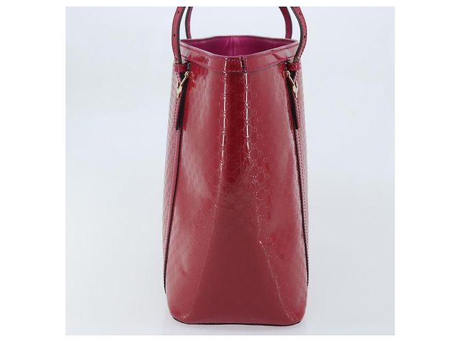 Borsa tote in tela Micro GG Gucci PVC Rosso Oro 309613 Auth mr2281 D'oro - vista 4