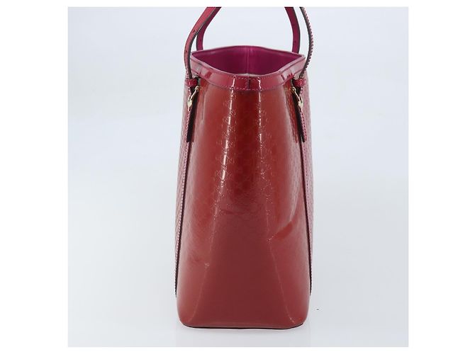 Borsa tote in tela Micro GG Gucci PVC Rosso Oro 309613 Auth mr2281 D'oro - vista 5