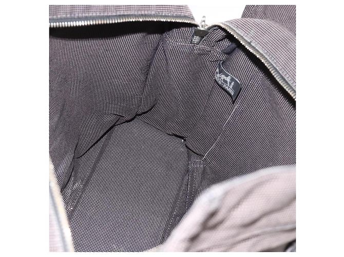 Hermès HERMES Handtasche Her Line MM Canvas Grau Silber Auth BAZ866 Braun - Ansicht 16