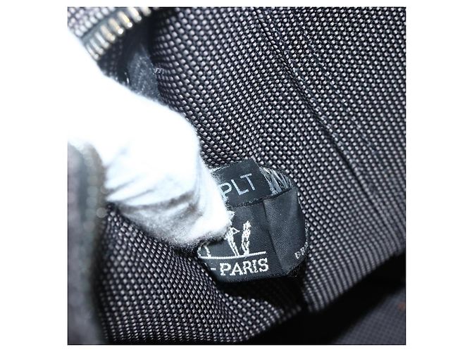 Hermès HERMES Handtasche Her Line MM Canvas Grau Silber Auth BAZ866 Braun - Ansicht 19
