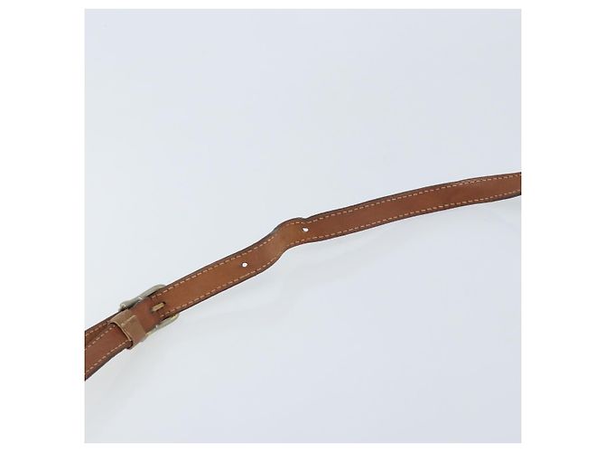 Céline Sac à épaule en toile Macadam CELINE en cuir PVC marron doré Auth 174572 - vue 8