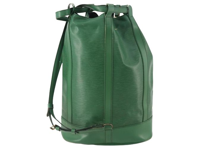 LOUIS VUITTON Borsa a Spalla Epi Randonnee GM Verde M43084 LV Auth SW2146 - vista 2