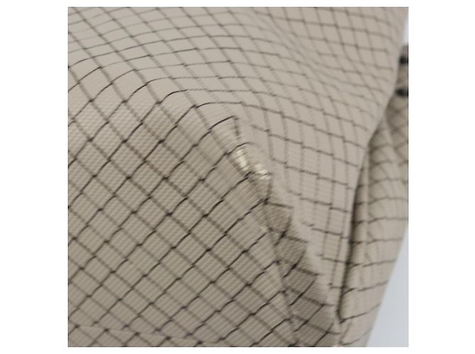 Bottega Veneta Tote Bag aus PVC-Canvas Grau Auth BA11786 Braun - Ansicht 12