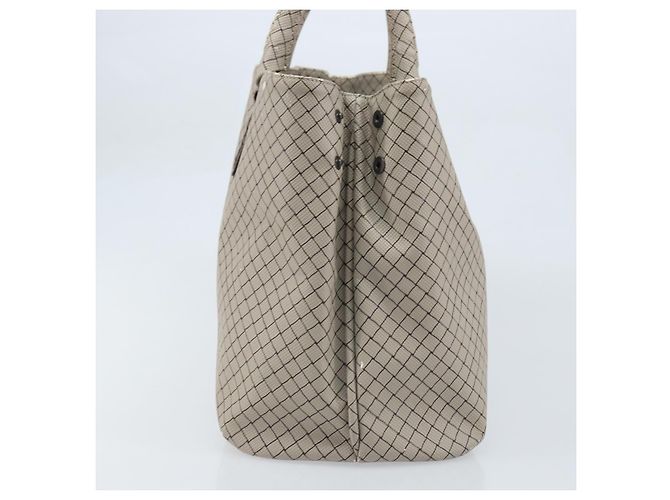 Bottega Veneta Tote Bag aus PVC-Canvas Grau Auth BA11786 Braun - Ansicht 4