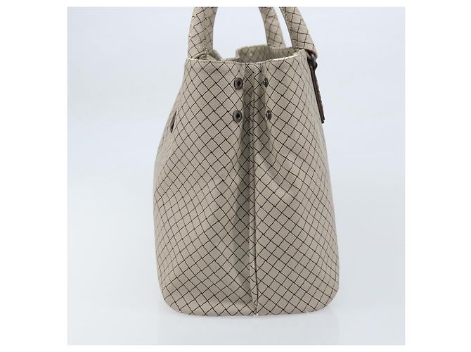Bottega Veneta Tote Bag aus PVC-Canvas Grau Auth BA11786 Braun - Ansicht 5