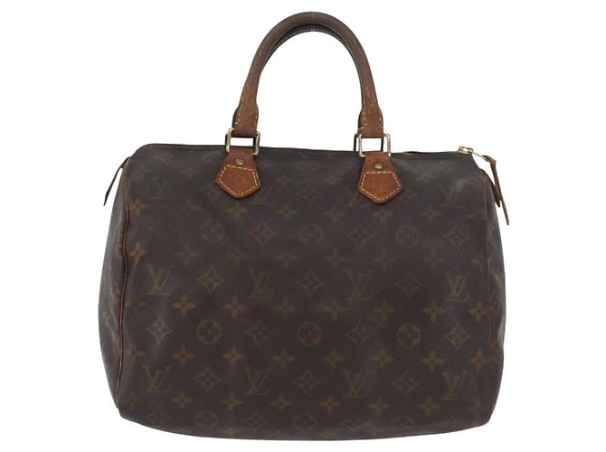 LOUIS VUITTON Borsa a Mano Monogram Speedy 30 M41526 LV Auth BAZ542 Monogramma - vista 2