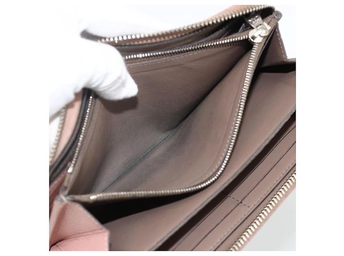 LOUIS VUITTON Cartera Comet de cuero Taurillon Clemence M63103 Auth bs34332 Rosa - vista 11