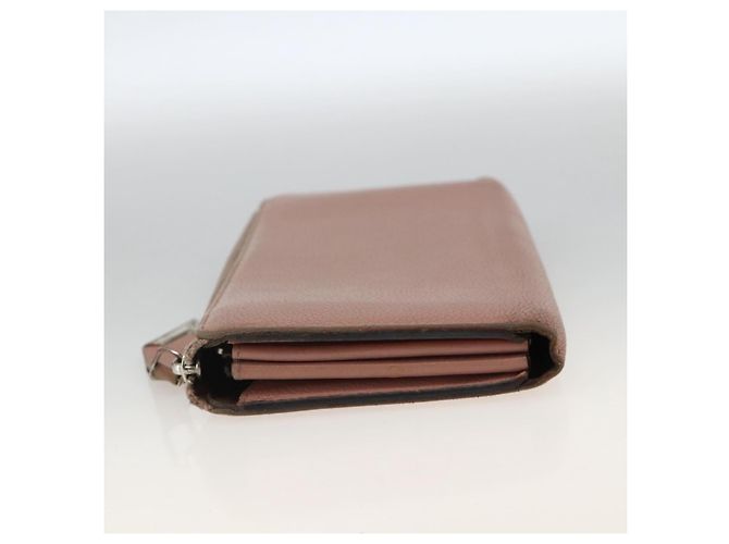 LOUIS VUITTON Cartera Comet de cuero Taurillon Clemence M63103 Auth bs34332 Rosa - vista 3