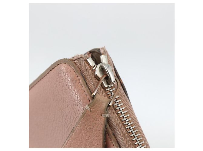 LOUIS VUITTON Cartera Comet de cuero Taurillon Clemence M63103 Auth bs34332 Rosa - vista 9