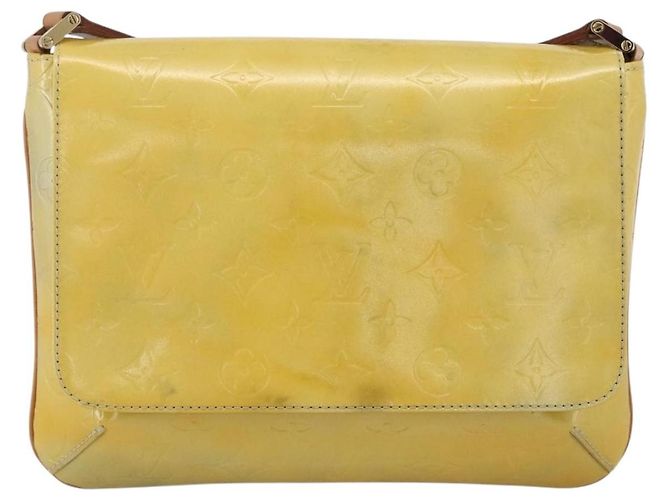 LOUIS VUITTON Borsa Thompson Street Monogram Vernis Grigia M91008 LV Auth BA11818 Grigio - vista 2