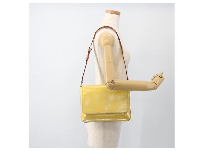 LOUIS VUITTON Borsa Thompson Street Monogram Vernis Grigia M91008 LV Auth BA11818 Grigio - vista 21