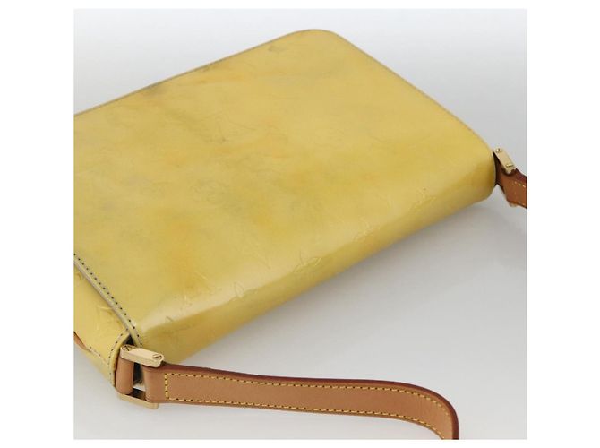 LOUIS VUITTON Borsa Thompson Street Monogram Vernis Grigia M91008 LV Auth BA11818 Grigio - vista 6
