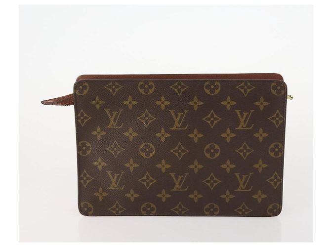 LOUIS VUITTON Borsa Clutch Monogram 3 Set LV Auth am10971 Monogramma - vista 3