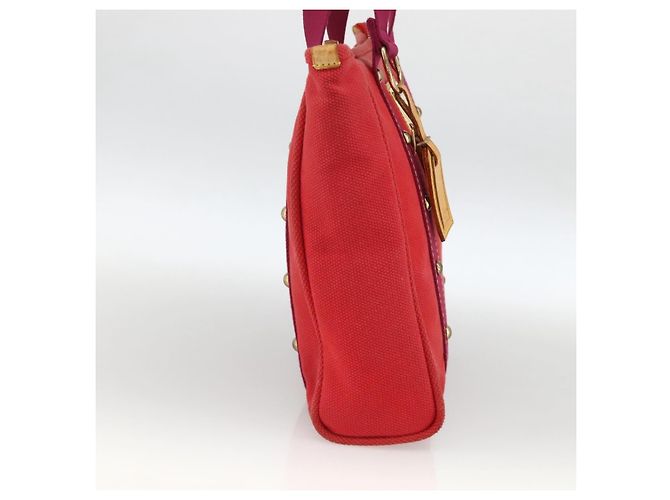 LOUIS VUITTON Antigua Cabas MM Borsa Tote Rossa M40034 LV Auth ka3624 Rosso - vista 4