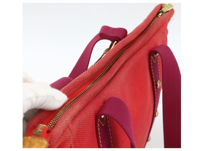 LOUIS VUITTON Antigua Cabas MM Borsa Tote Rossa M40034 LV Auth ka3624 Rosso - vista 6