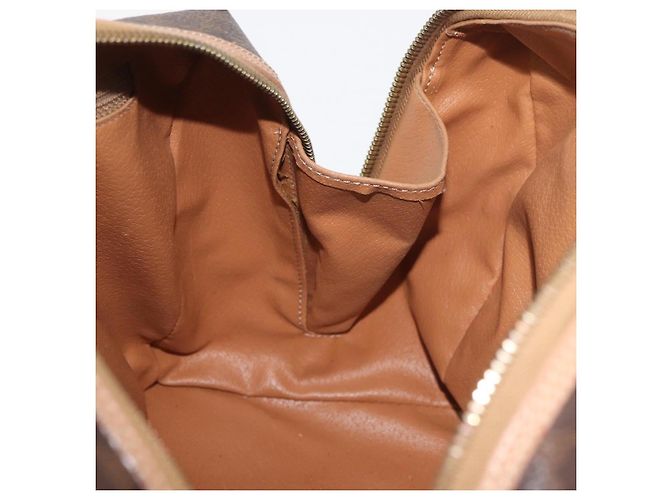 Céline Borsa Boston in tela Macadam CELINE in pelle PVC marrone oro Auth BAZ795A D'oro - vista 18